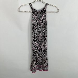 White House Black Market black, Pink, white, and beige Top xxs